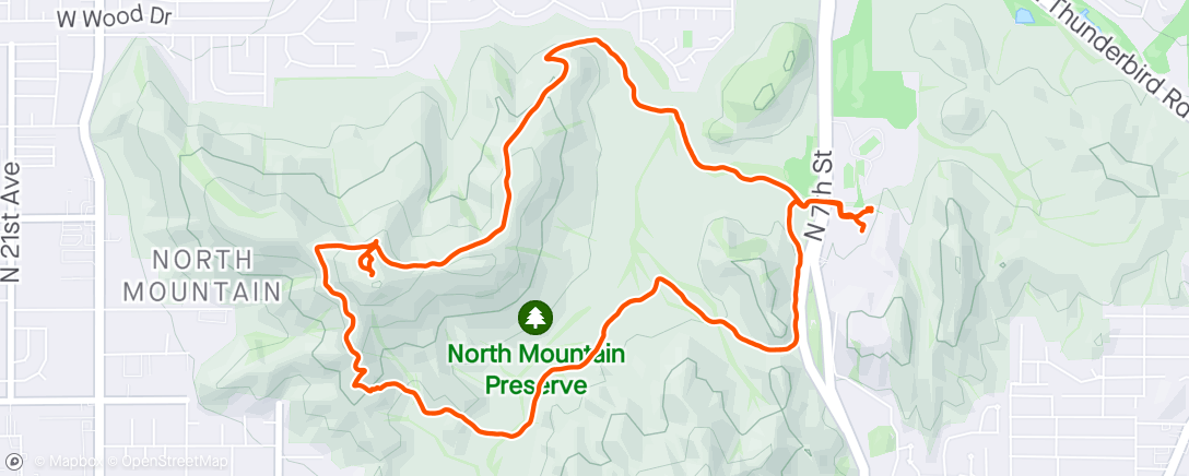 Map of the activity, No bike. Must hike.