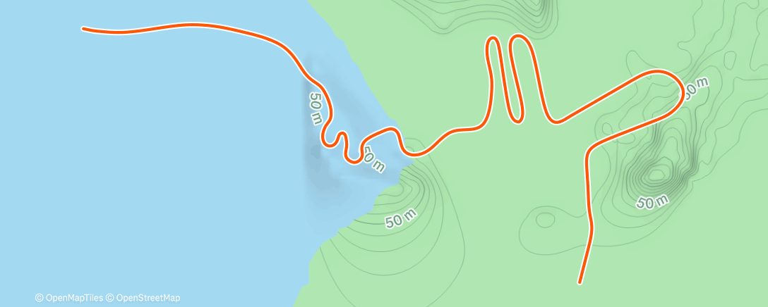 Map of the activity, Zwift - 4 hour steady on The Mega Pretzel in Watopia