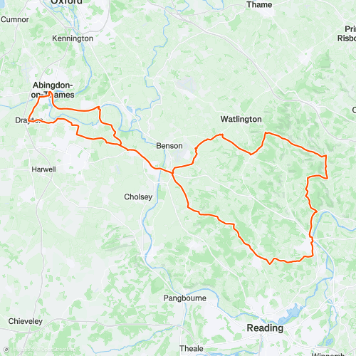 The hills to Henley and back reverse 94.4 km Road Cycling Route on Strava