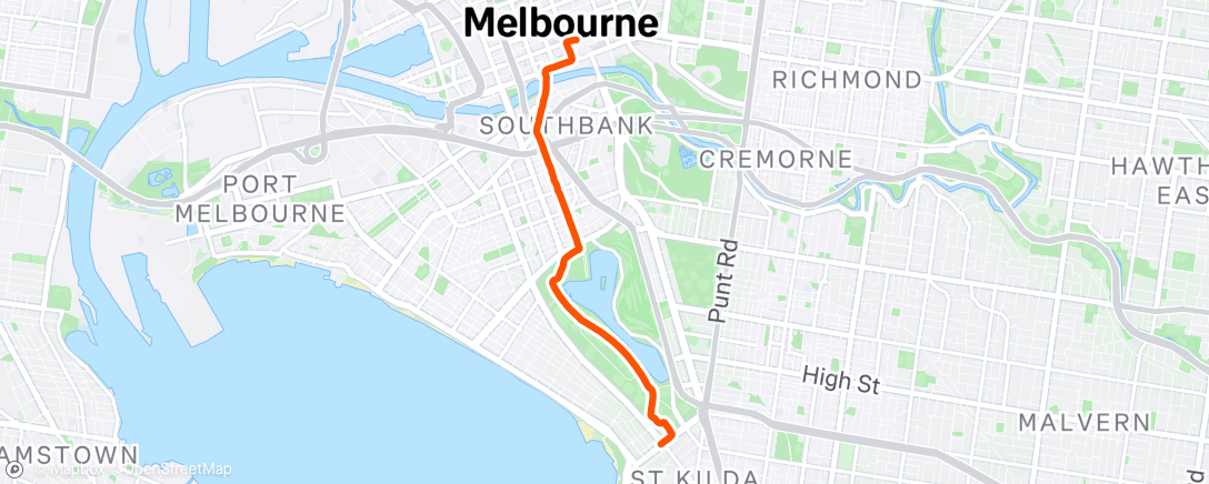 Map of the activity, Morning Ride
