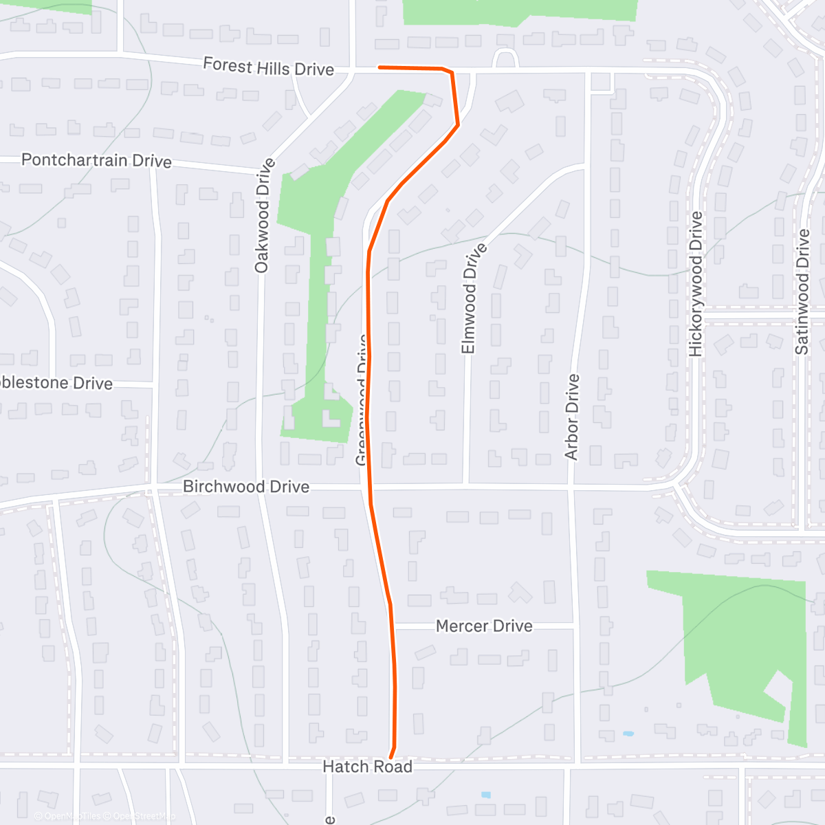 Карта физической активности (Jamie took Zoe for a walk with her Fi Smart Collar)