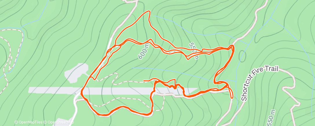 Map of the activity, Afternoon Ride