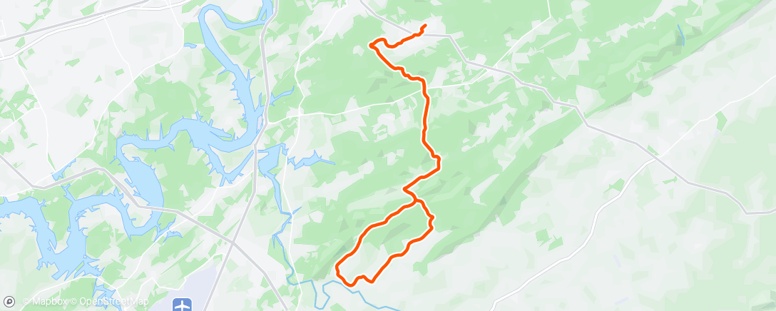 Map of the activity, Morning Ride