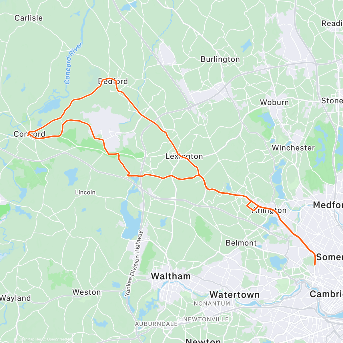 Map of the activity, Haute Coffee Loop