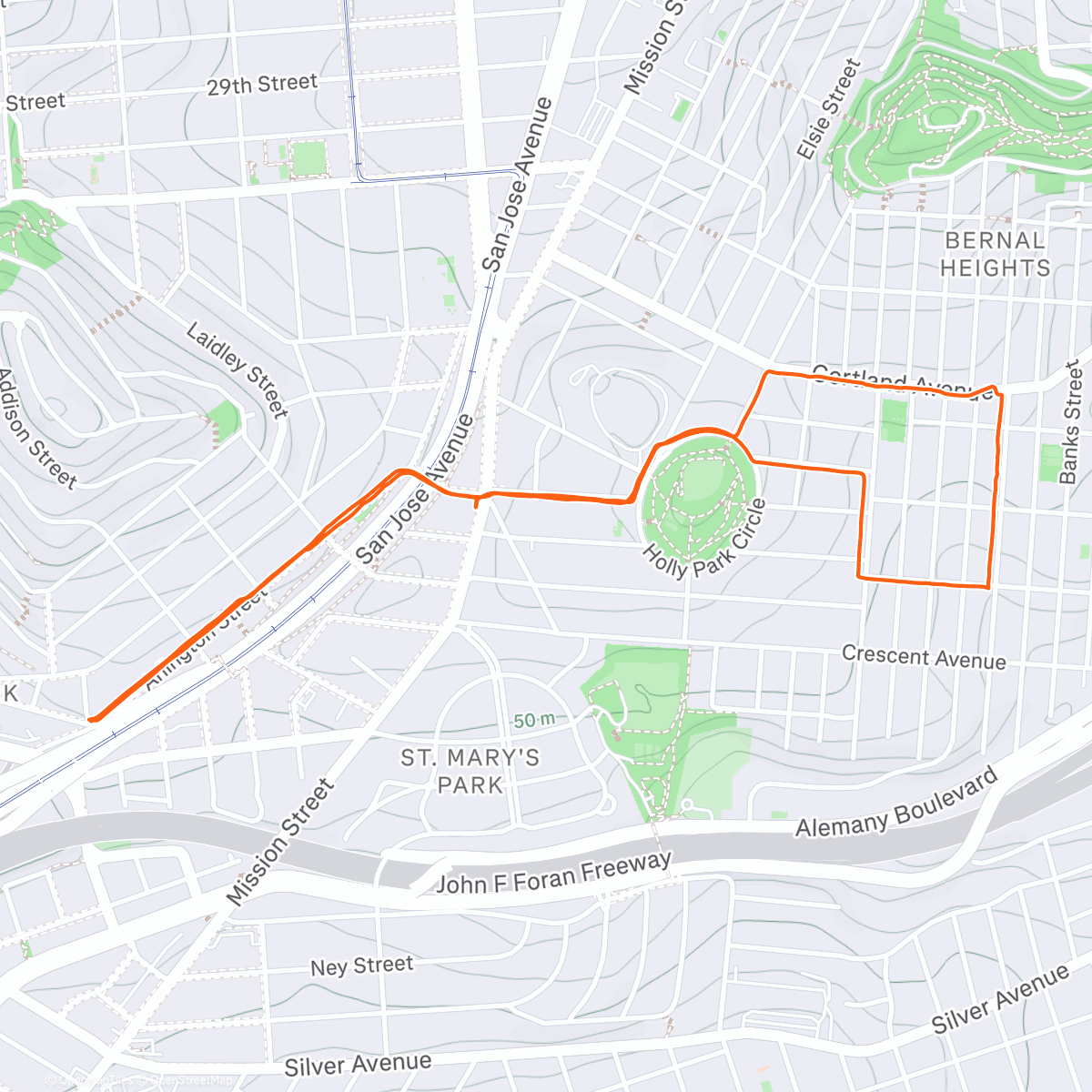 Map of the activity, extra goose run