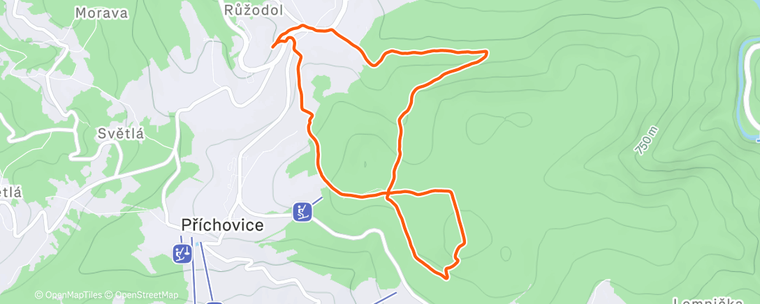 Map of the activity, Vyhnat z tela cinsky mor. V Jizerkach bez snehu a pristi rok Bez motoristu