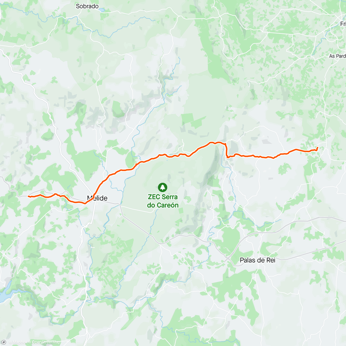 Mapa da atividade, CP Ferreira - Boente