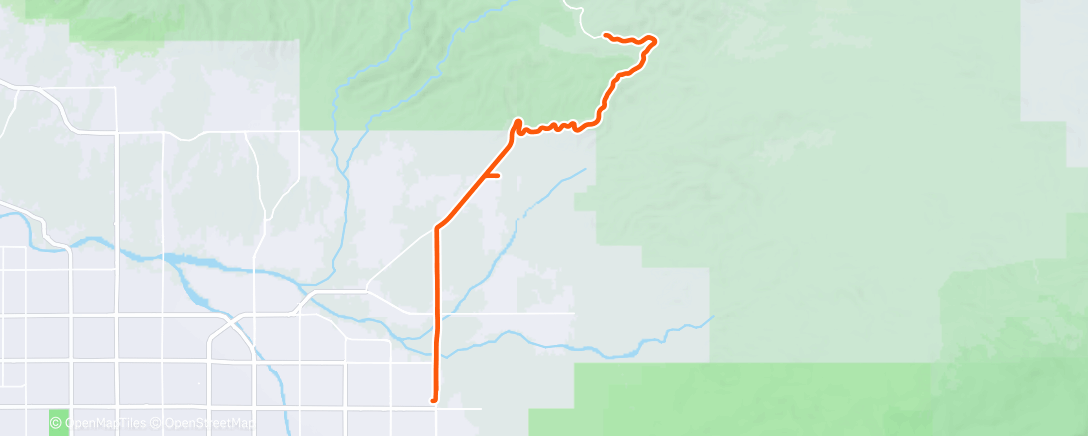 Map of the activity, Morning Ride