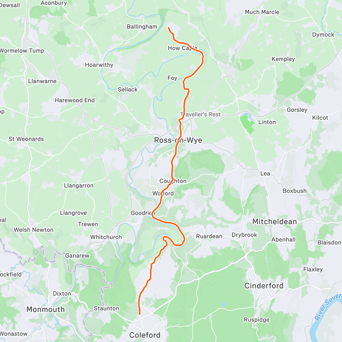 Map of the activity, ROUVY - Threshold Inside Tempo