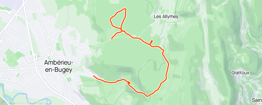 Map of the activity, Trail avec Schweppes
