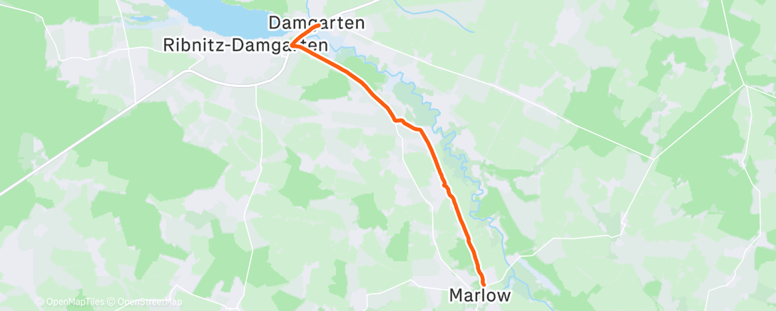 Map of the activity, Дневной велозаезд