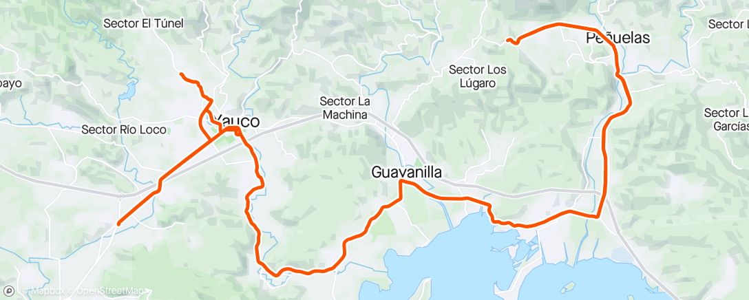 Map of the activity, Morrocollo’s Ride