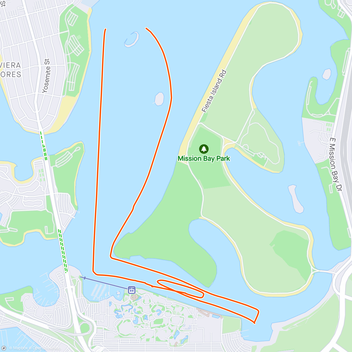 Map of the activity, SDCC Masters Club Championship, 3rd