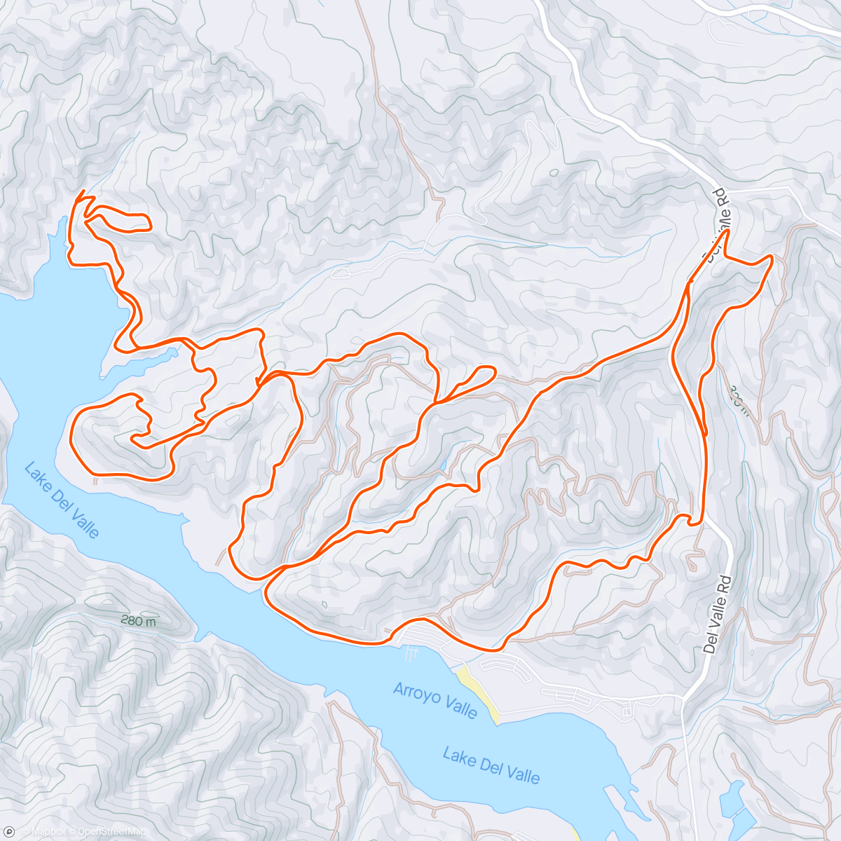 Map of the activity, Old Dog, New Trails