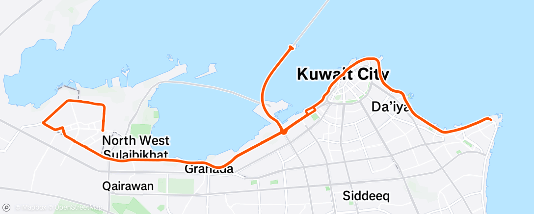 Map of the activity, Saturday spinning