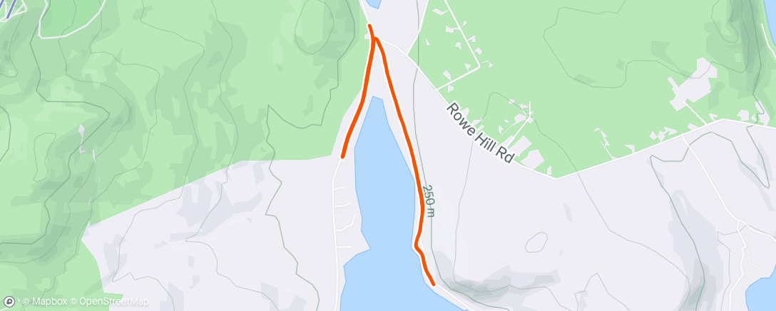 Map of the activity, Twitchell bop