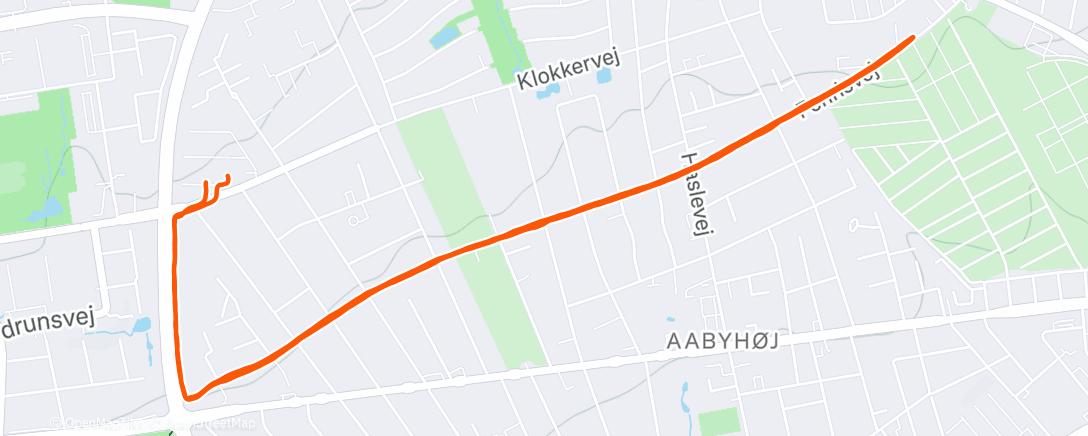 Карта физической активности (Evening Run)
