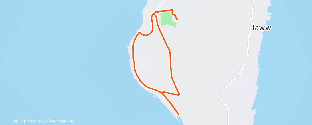 Map of the activity, Last day of warm weather for a while