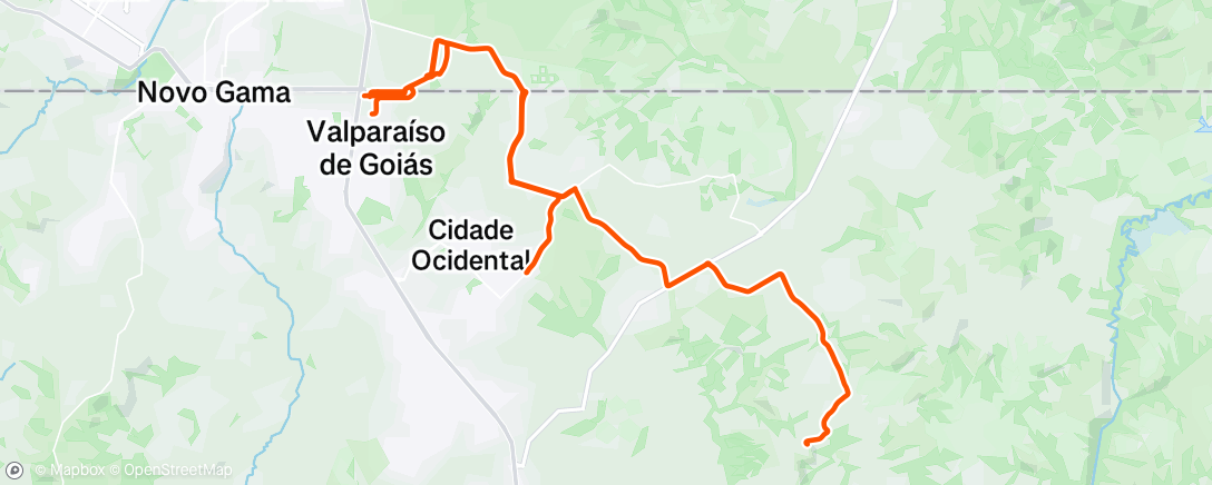 Map of the activity, Segunda feira