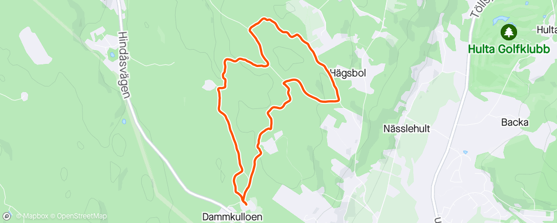 Map of the activity, Morning Trail Run with 🐕🐕🌡