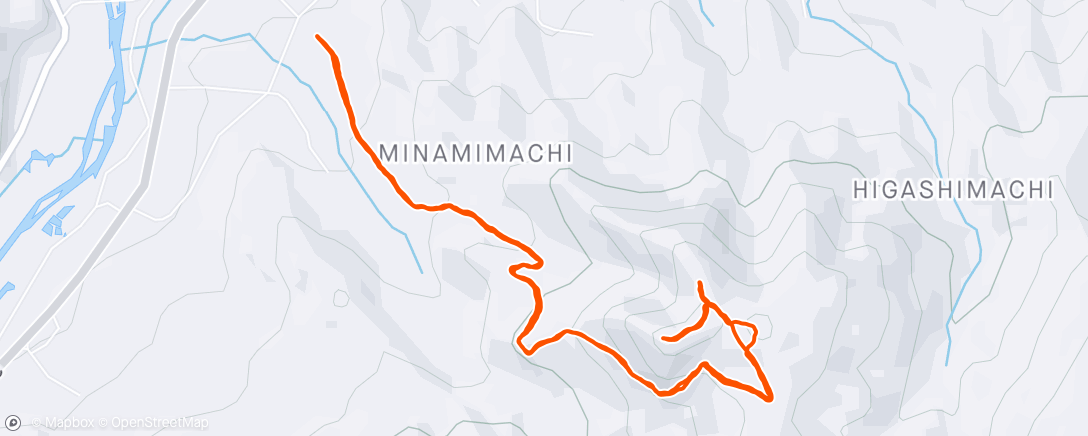 Mapa da atividade, 朝のハイキング