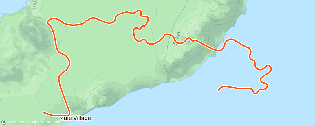 Map of the activity, Zwift - Pacer Group Ride: Triple Flat Loops in Watopia with Taylor