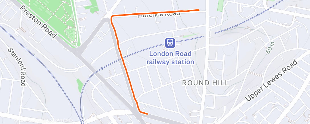 Map of the activity, Leg test and was a hard no 😭