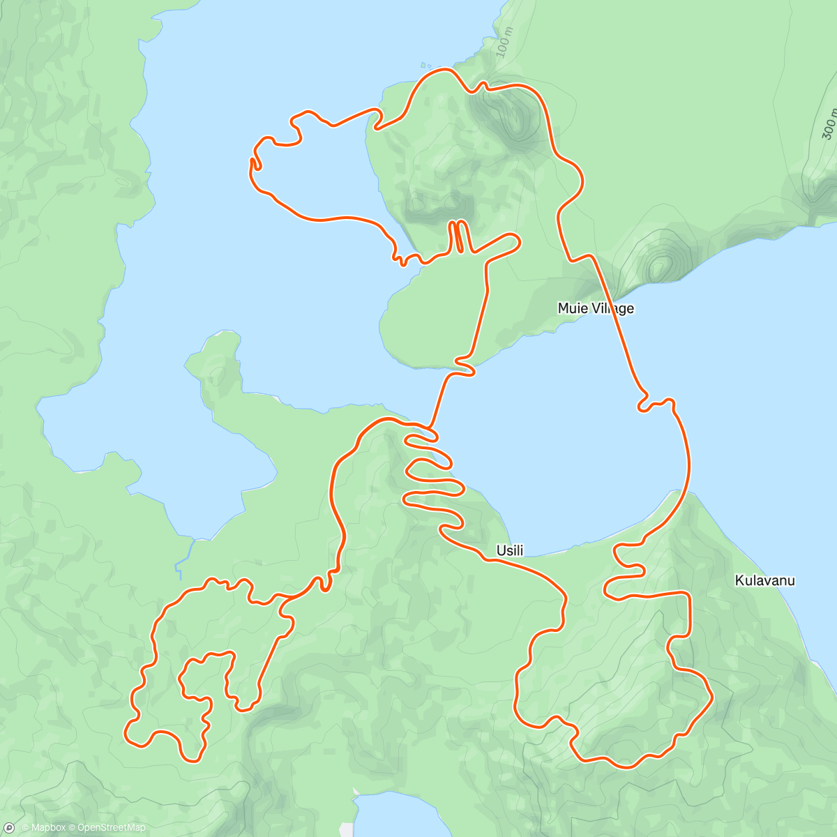 Map of the activity, Zwift - Big Loop in Watopia