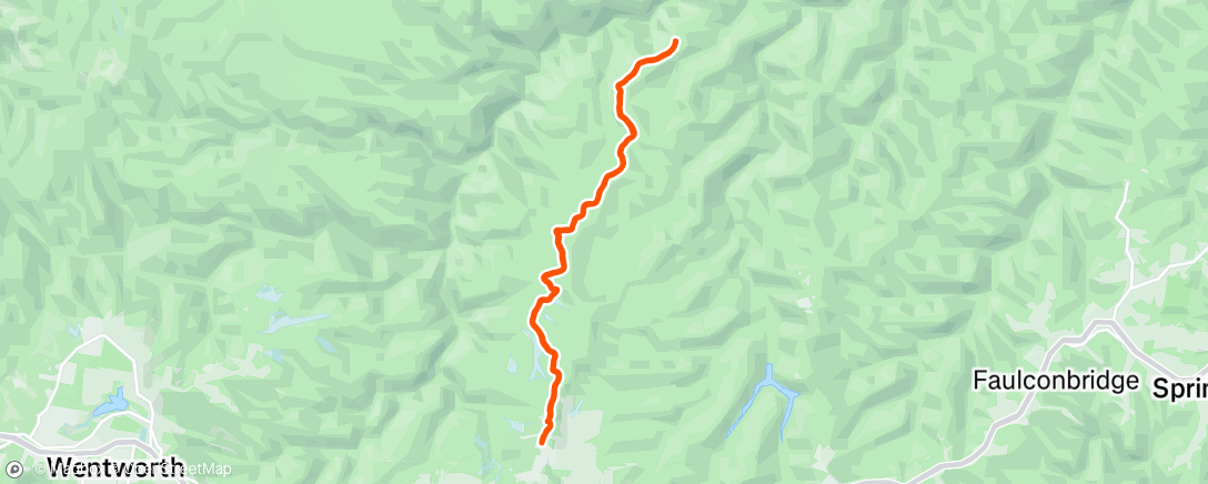 Map of the activity, Lawson Ridge