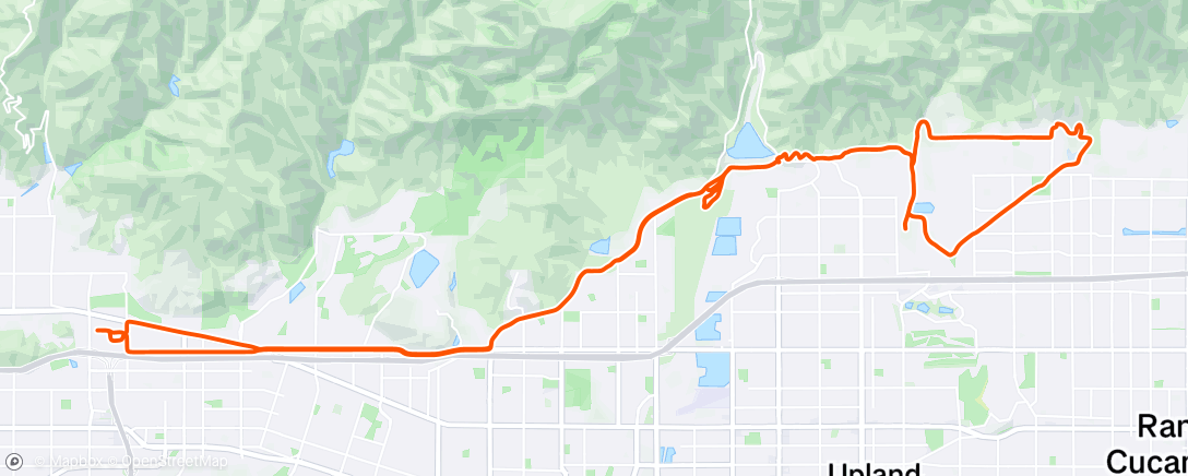 Map of the activity, Morning Ride
