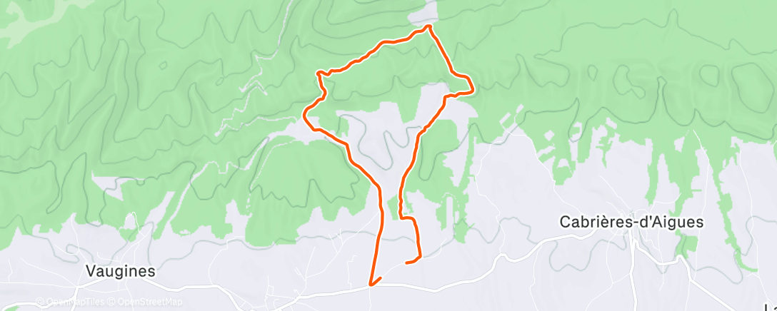 Map of the activity, Faire chauffer les jambes de Kevin pour le préparer à sa saison 2026 🙃😋