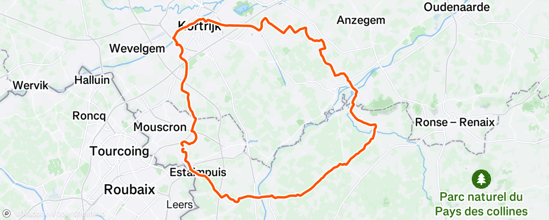 Map of the activity, Namiddagrit