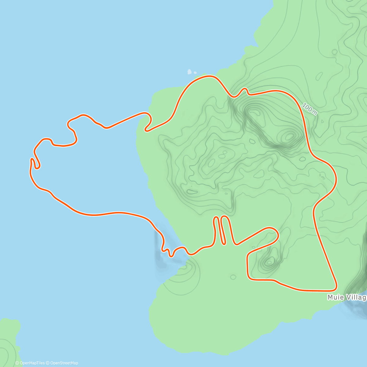 Map of the activity, Zwift - z2 on Volcano Flat in Watopia