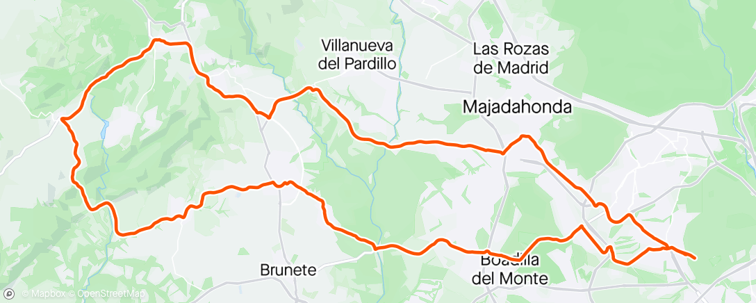 Map of the activity, Canteras con vuelta x QT