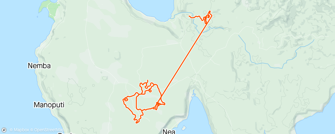 Map of the activity, Zwift - Group Ride: The XP Express on Island Hopper in Makuri Islands