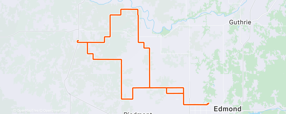 Карта физической активности (Morning Ride)