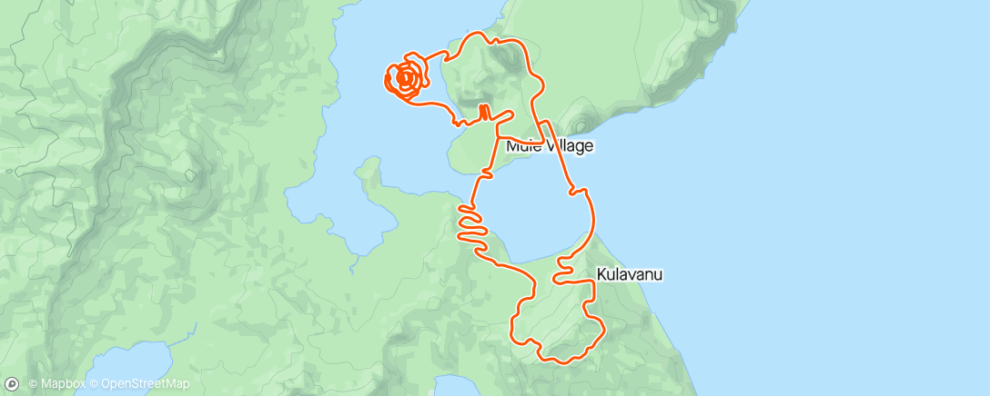「Zwift - Pacer Group Ride: Volcano Circuit in Watopia with Taylor」活動的地圖