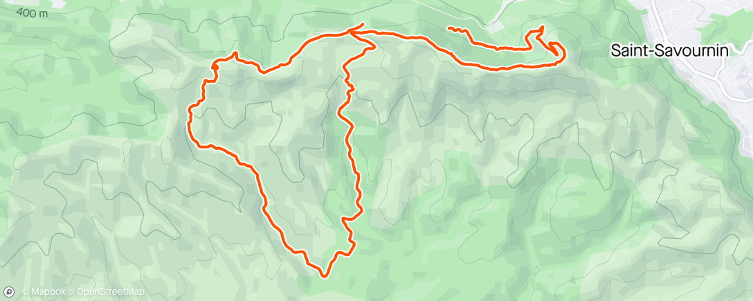Map of the activity, Rando trail avec tonton Nil et tata Sophie