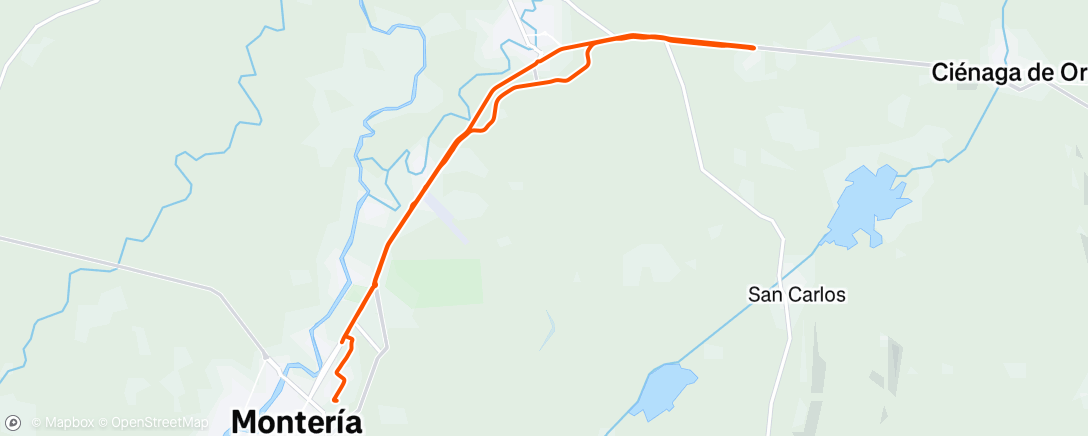 Map of the activity, 2025-12-05Ride