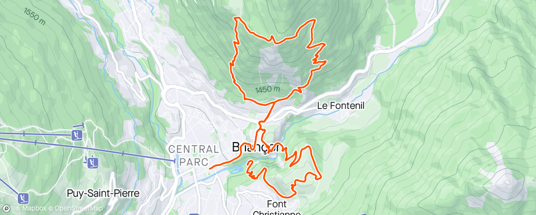 Map of the activity, Finisher - Championnat de France de course en montagne 🇫🇷🏔️