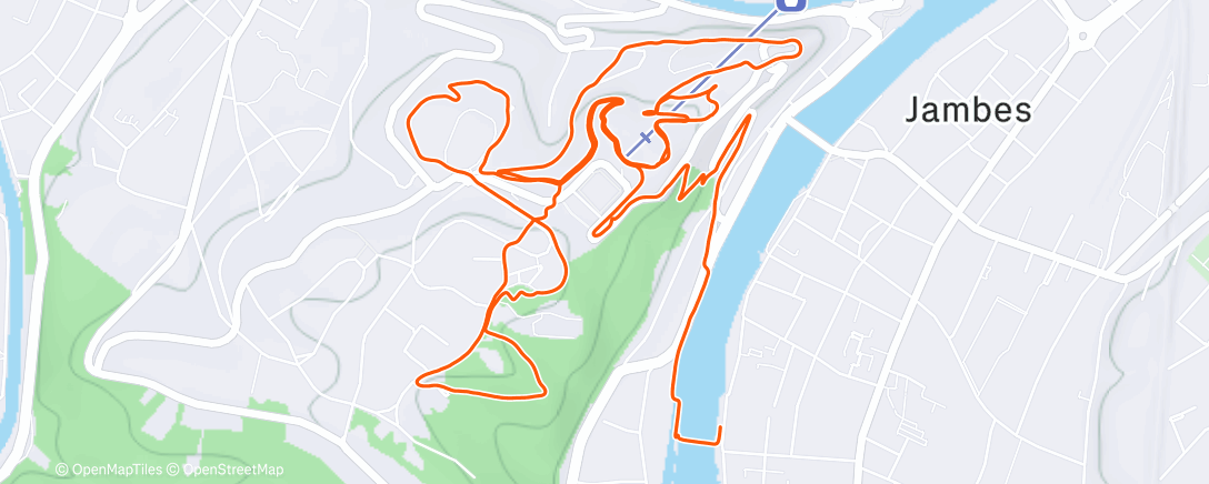Map of the activity, Run de Noël 🎅🎄 en duo ❤️