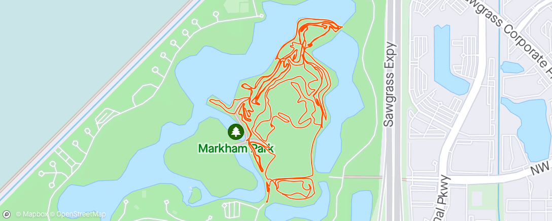 Map of the activity, Ride with my kid