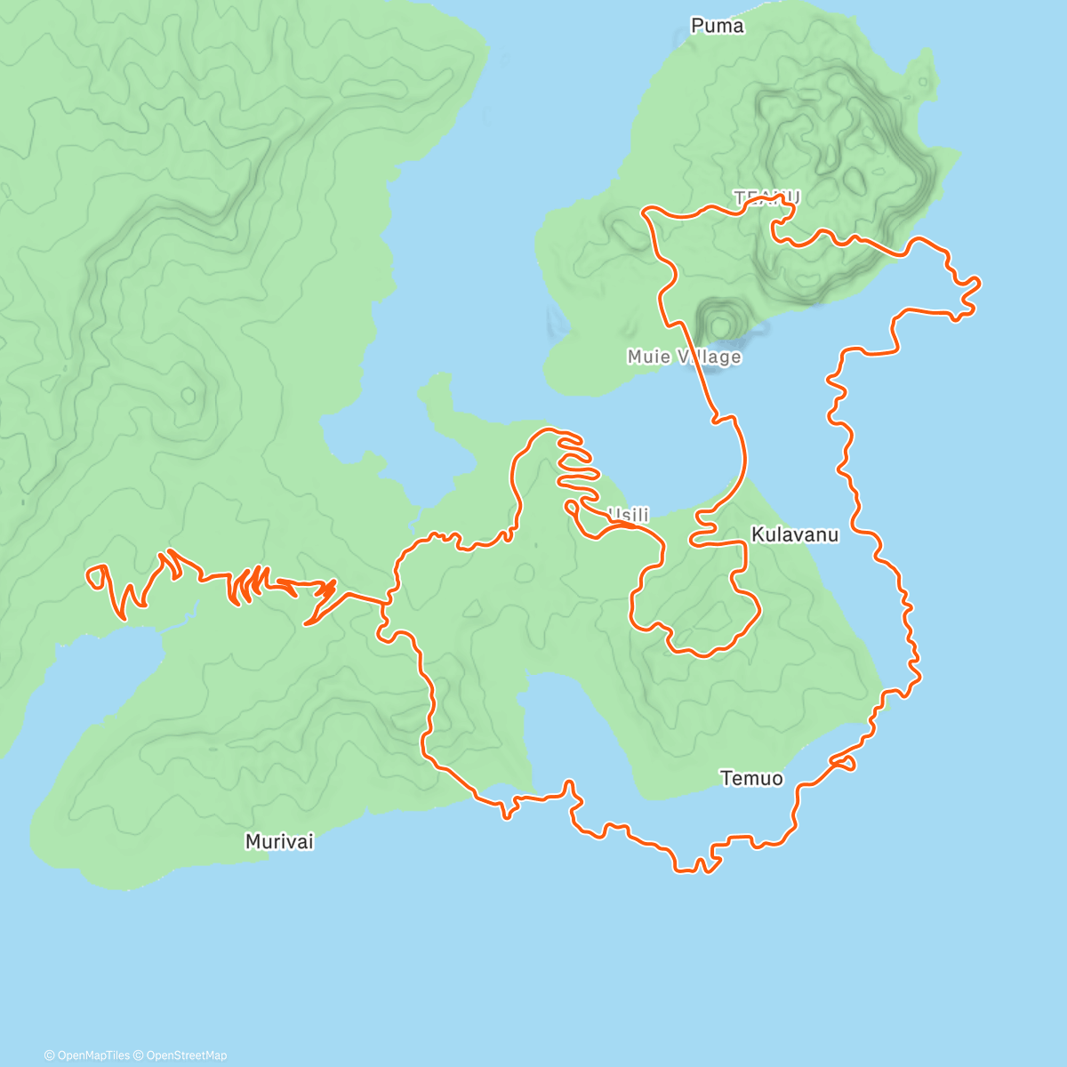 Карта физической активности (Zwift - A lo grande)