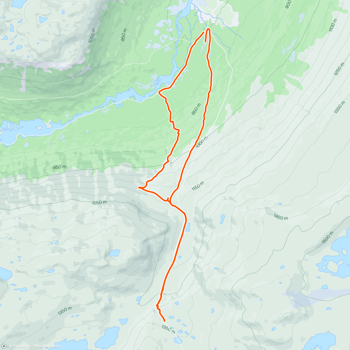 Map of the activity, Tverrådalskyrkja ⛔️