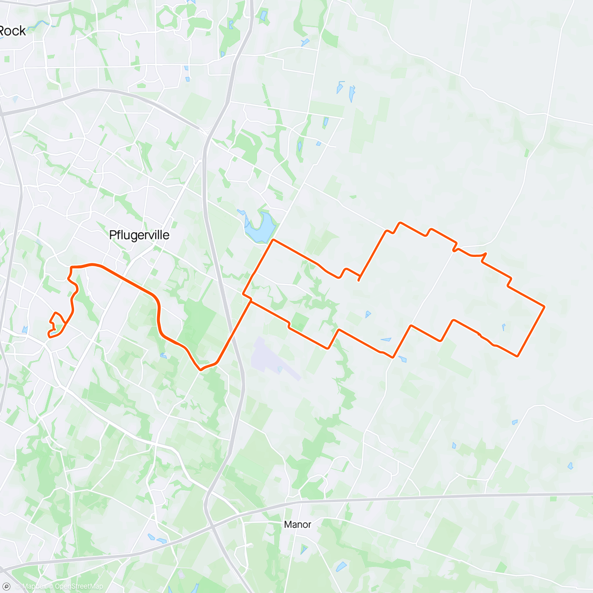Map of the activity, Rosedale 42 [rogue] with the MSfits