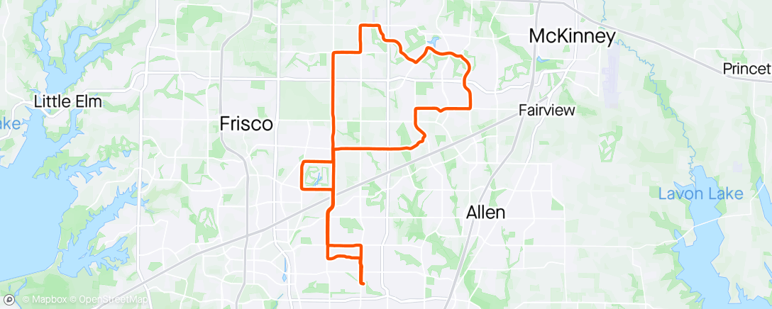 Map of the activity, Adventure Ride