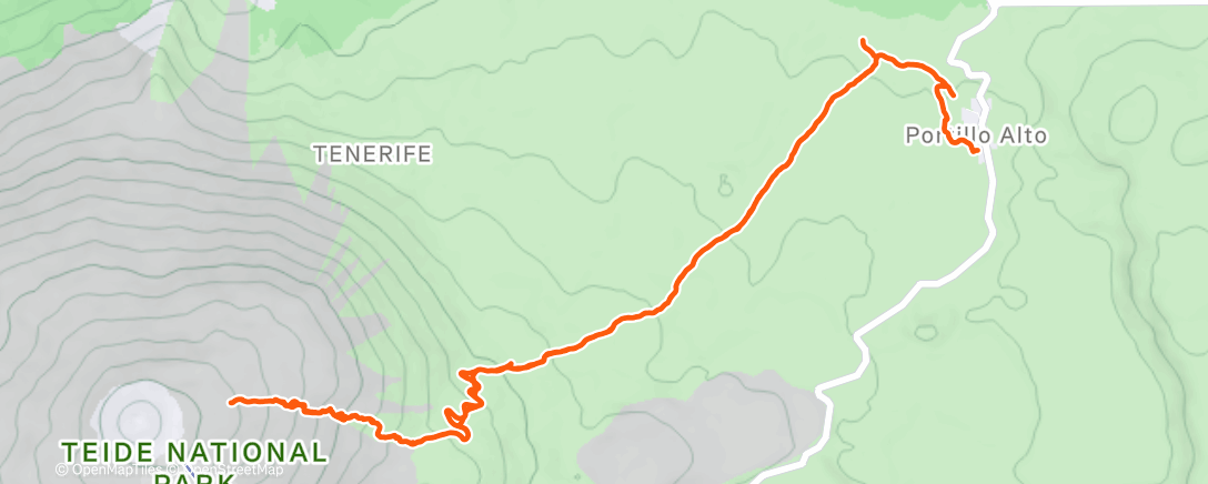 Mappa dell'attività Night Trail Run