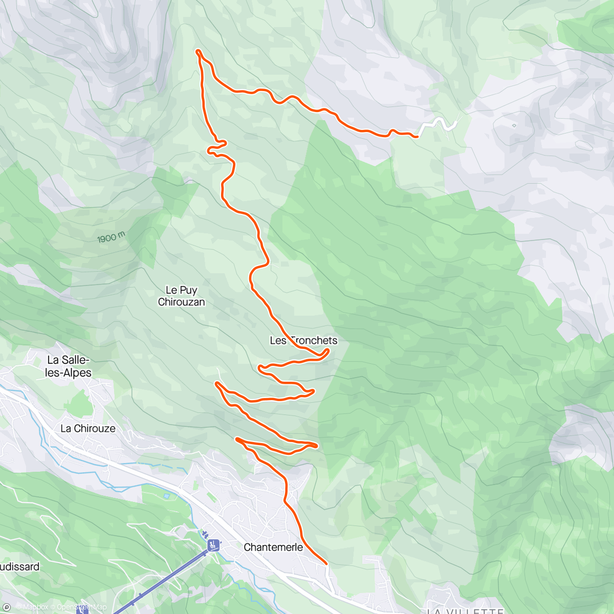 Map of the activity, ROUVY - Col du Granon | France