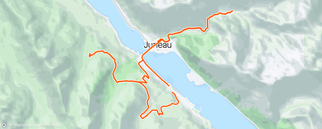 Map of the activity, Long run.
