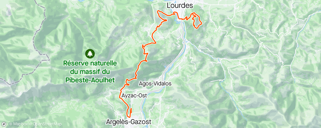Map of the activity, Les Gypaètes, Défi accepté ✅